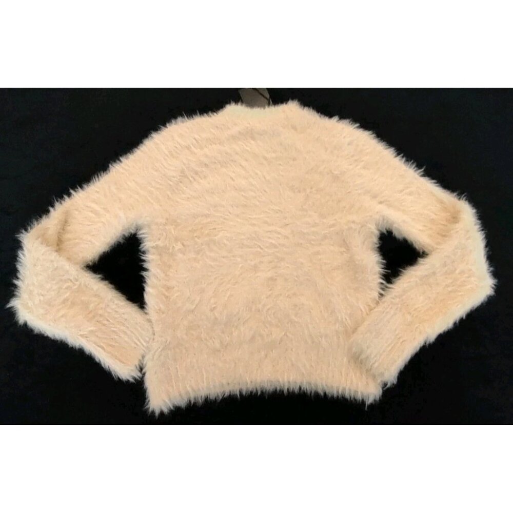Future Collective Fuzzy Nude Pink Pullover Sweater women Size XXS - Picture 5 of 11